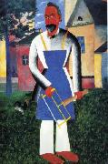 Kazimir Malevich On Vacation France oil painting artist